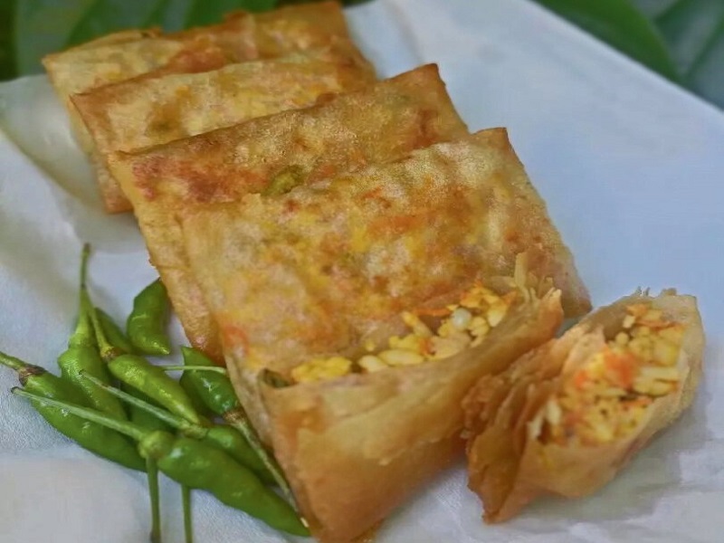 Martabak Telur isi sayur